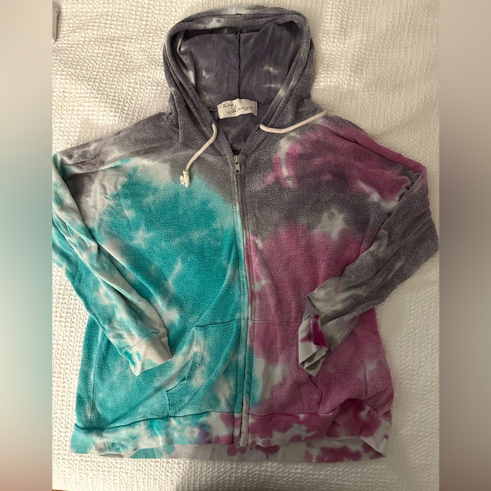 Vintage Havana Zip Up Size S Tie Dye